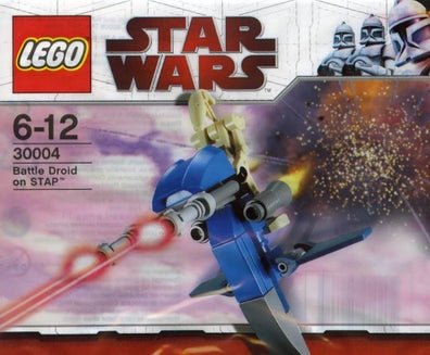 LEGO Set-Battle Droid on STAP - Mini (Polybag)-Star Wars / Star Wars Clone Wars-30004-1-Creative Brick Builders